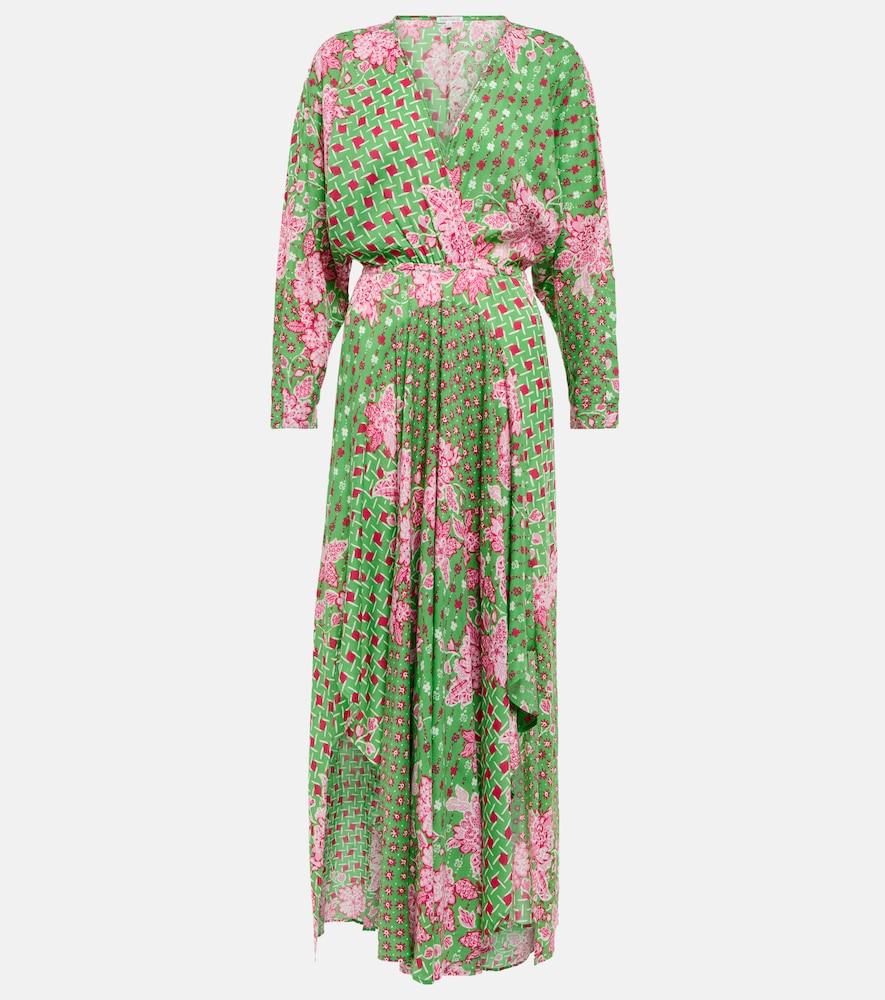 poupette st barth ilona printed maxi dress