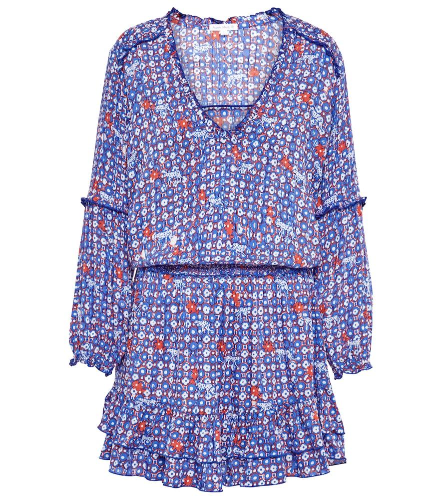 poupette st barth ilona printed minidress