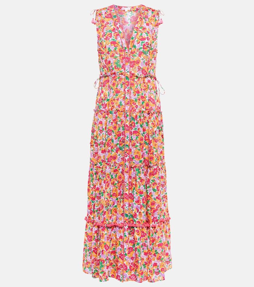 poupette st barth ivy tiered maxi dress