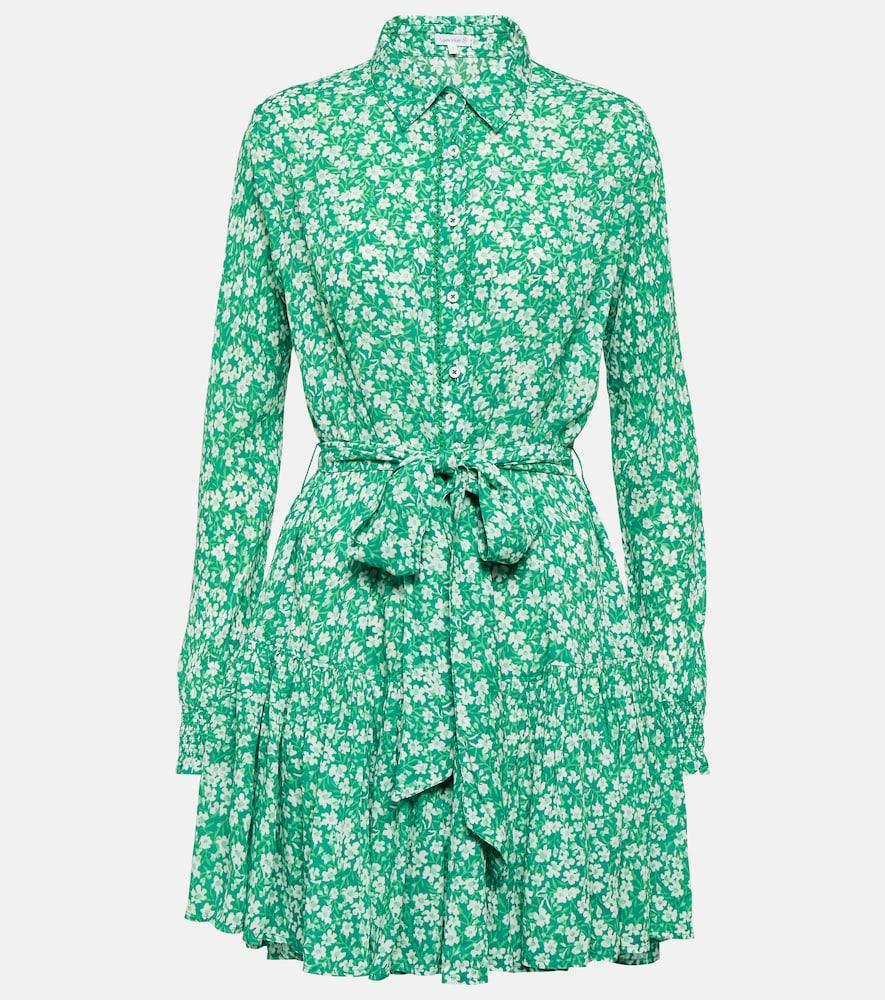 poupette st barth kimi printed shirt dress
