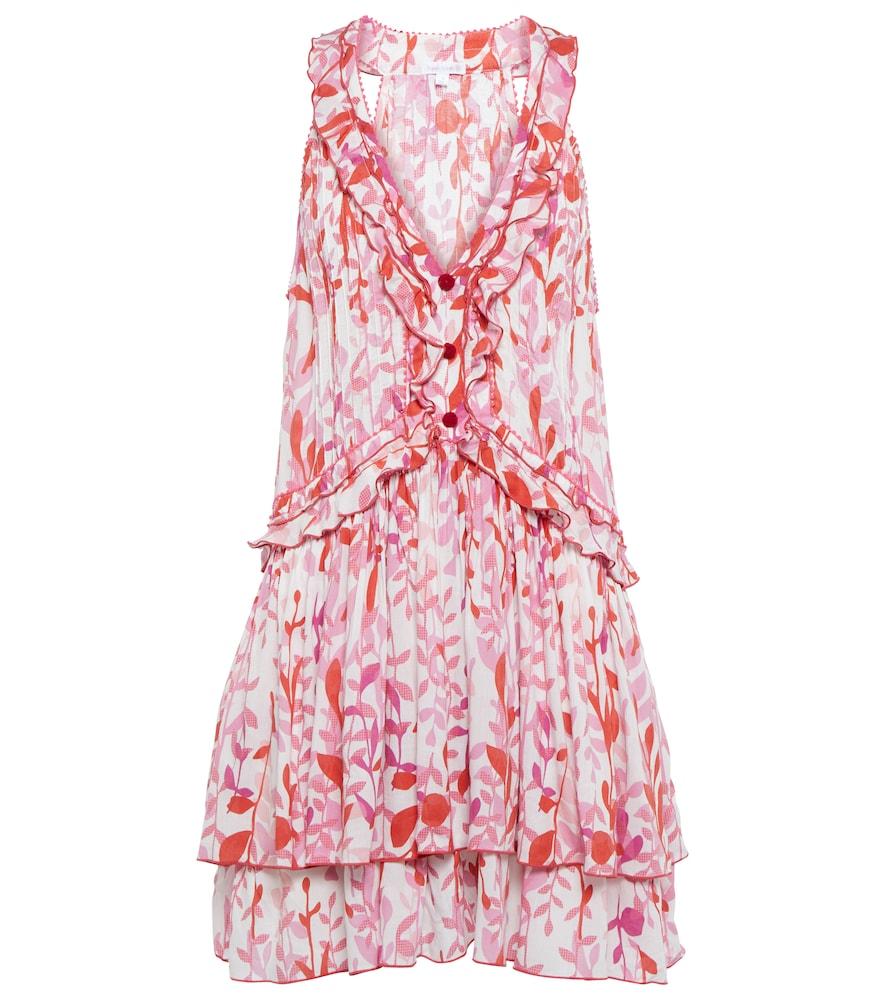 poupette st barth mae printed minidress