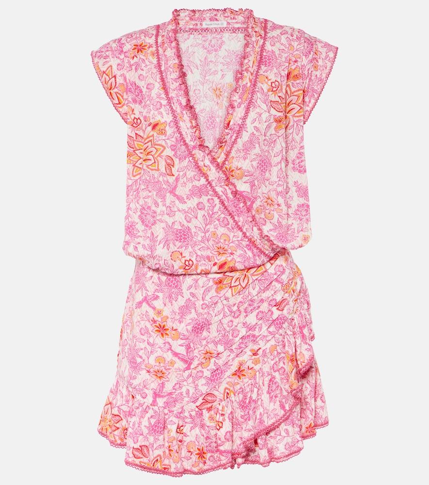 poupette st barth printed minidress