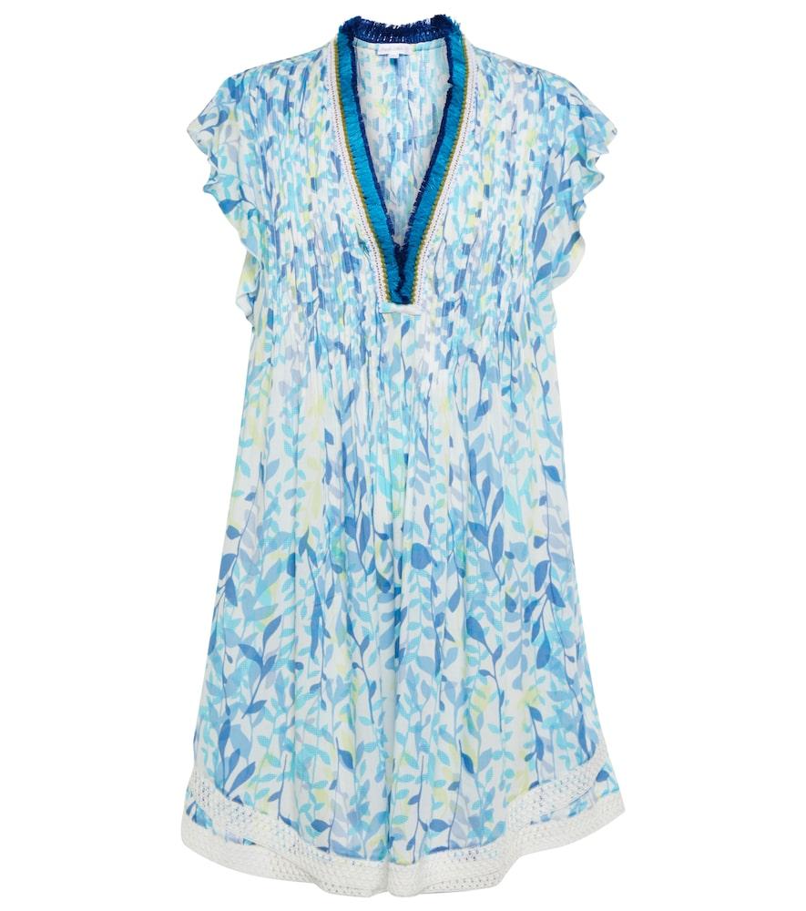 poupette st barth sasha printed minidress