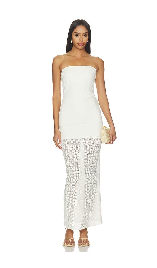 pq aura dress in white. - size m/l (also in xs/s)