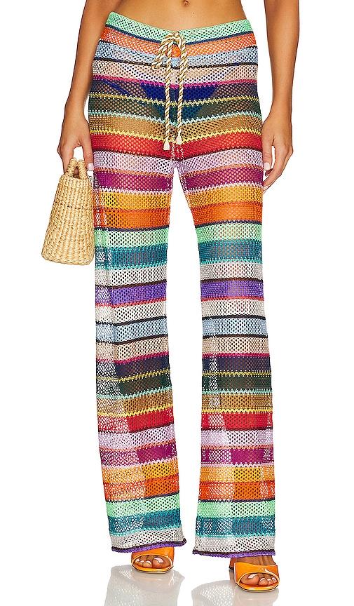 pq bree boho pant in multi. - size m/l (also in xs/s)