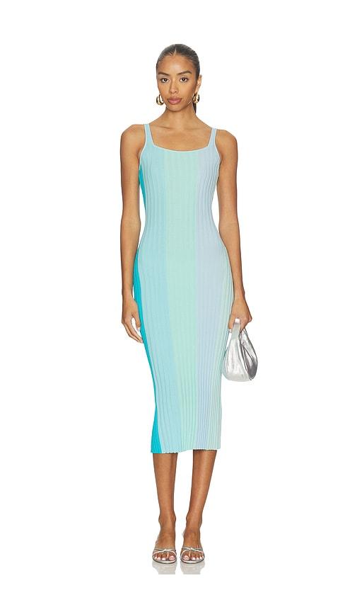 pq poppy maxi dress in blue. - size m/l (also in xs/s)