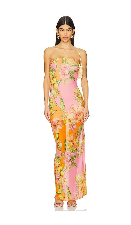 pq sofia tube dress in pink. - size m-l (also in xs-s)