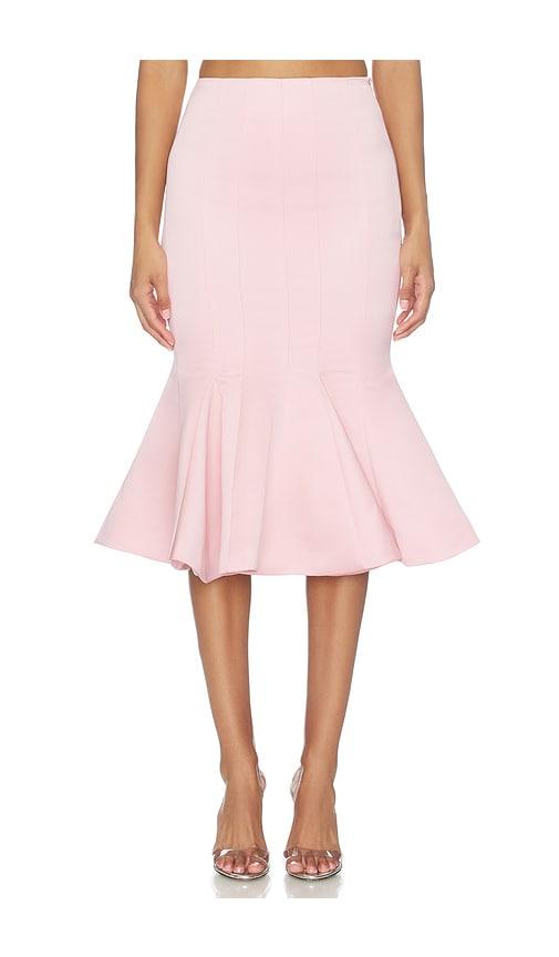 prabal gurung seamed trumpet skirt in pink. - size 0 (also in 2, 4, 8)