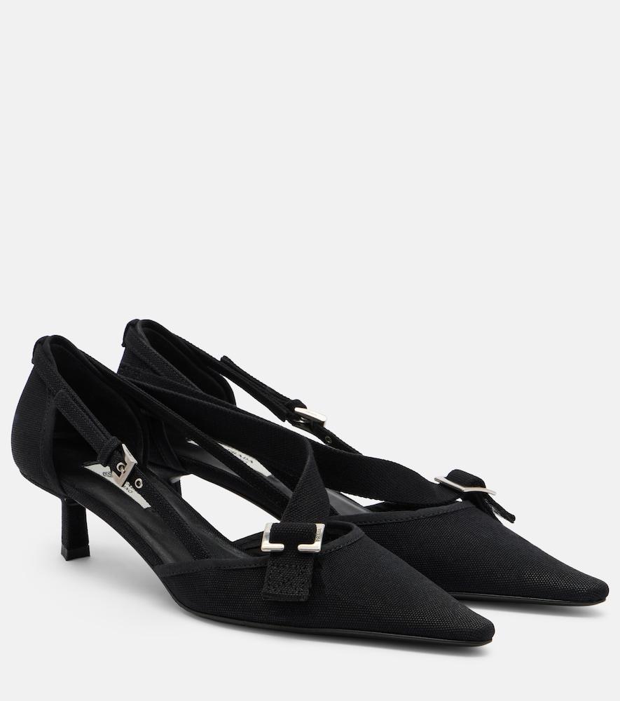 prada canvas pumps