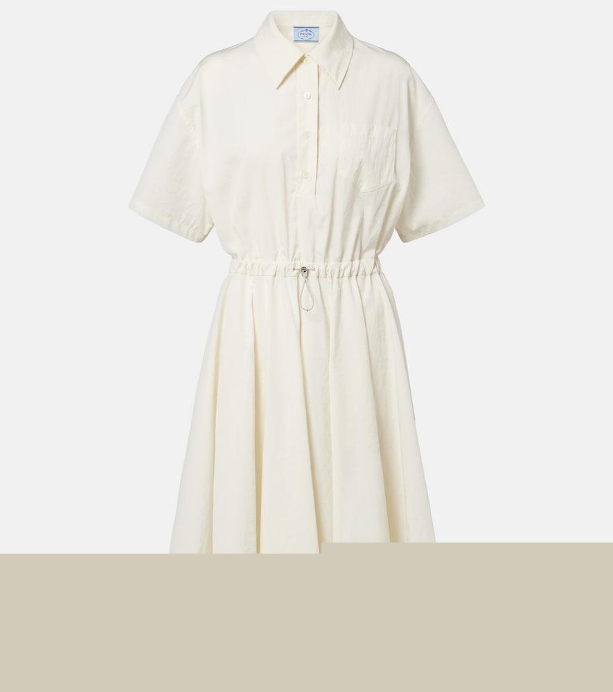 prada cotton-blend polo dress