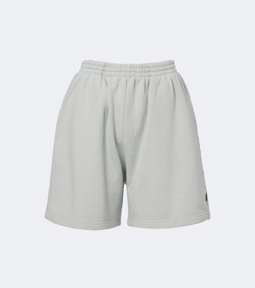 prada cotton fleece shorts