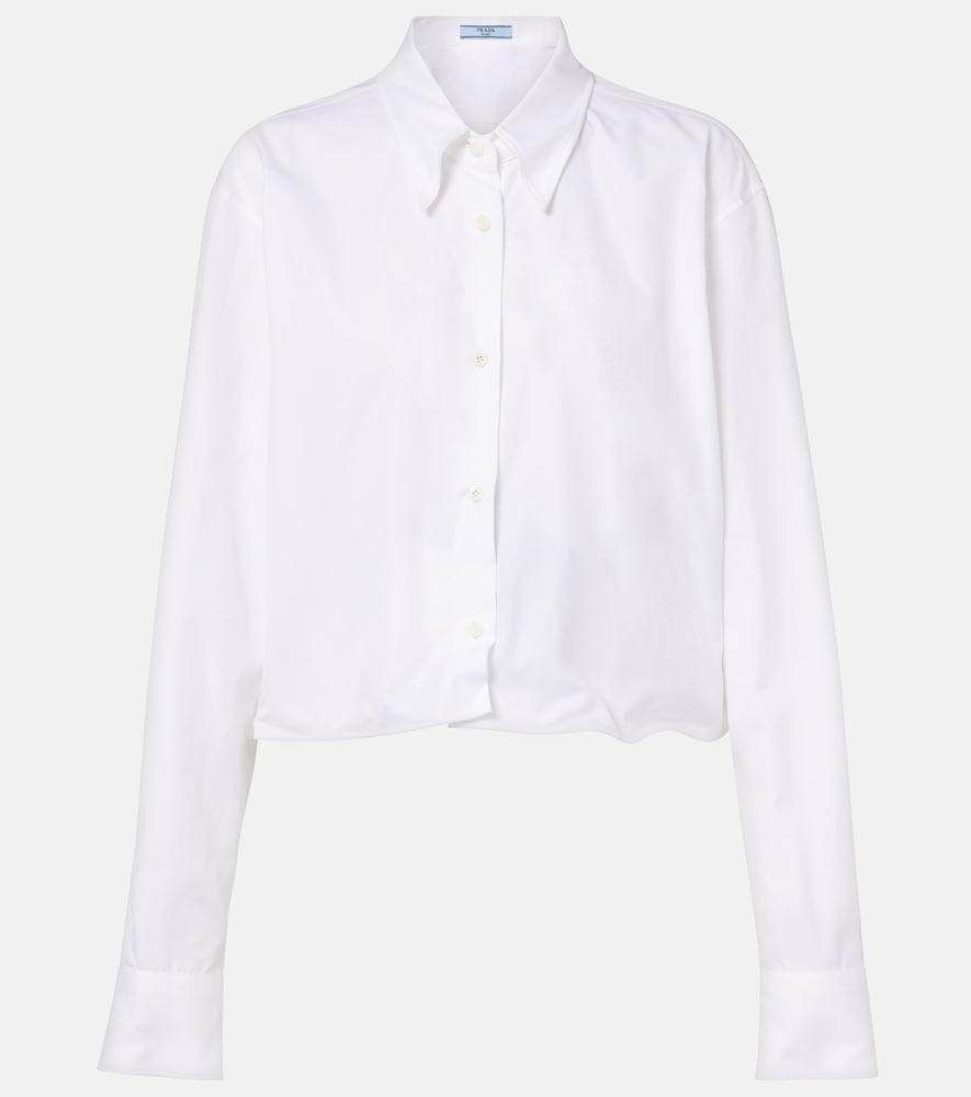 prada cotton poplin shirt