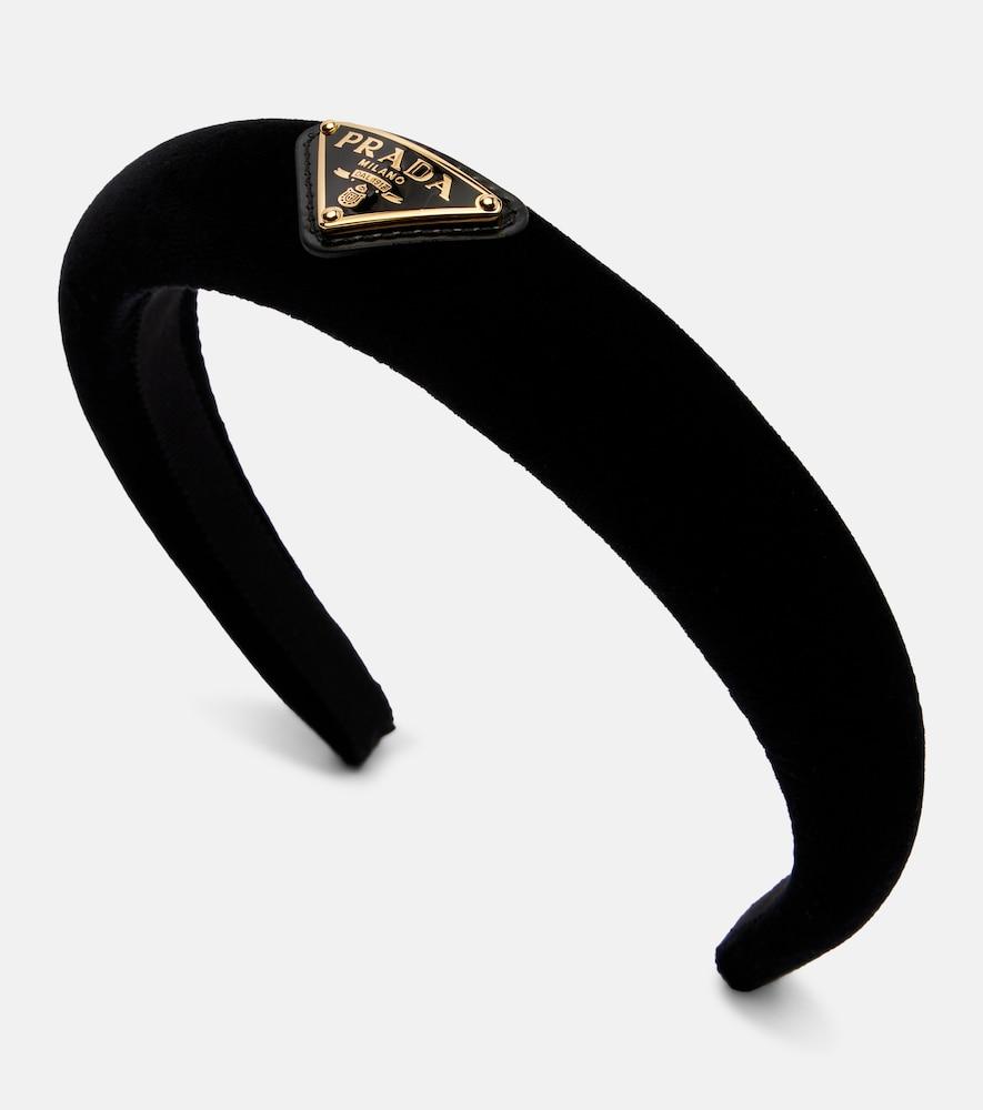 prada cotton velvet headband