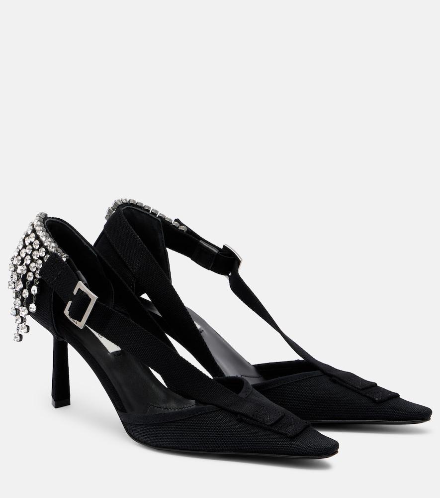 prada crystal-embellished pumps