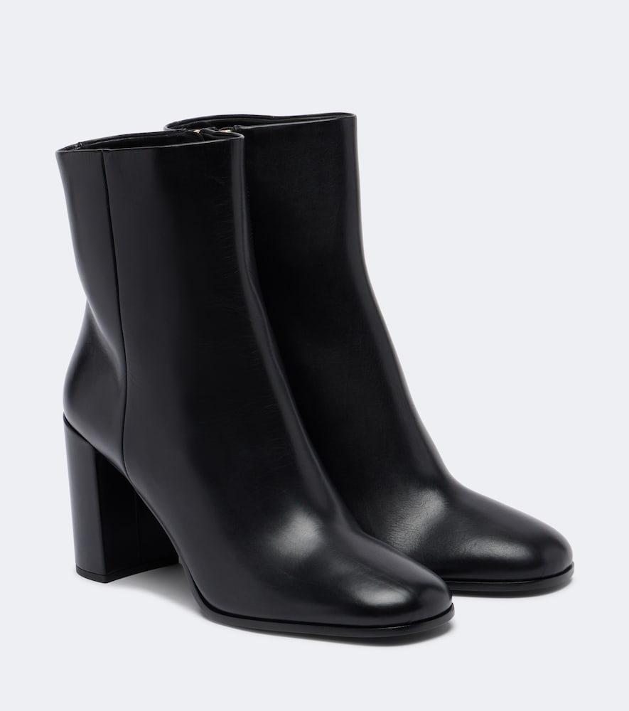 prada leather ankle boots