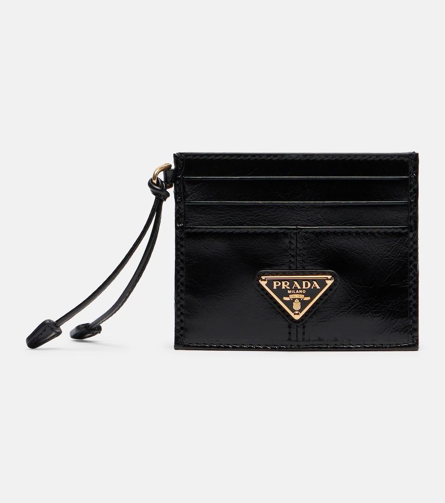 prada leather card holder