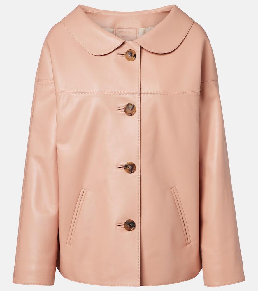 prada leather jacket