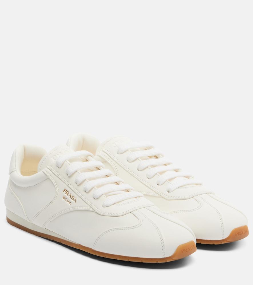prada leather sneakers