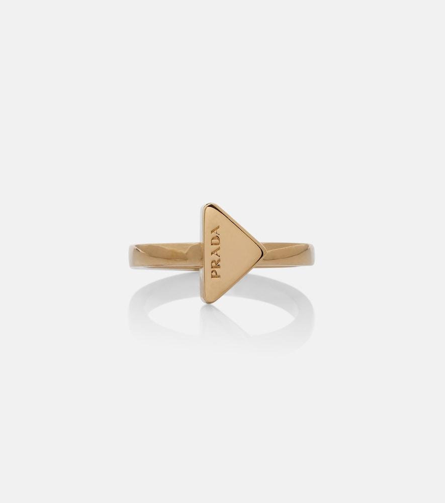 prada logo ring