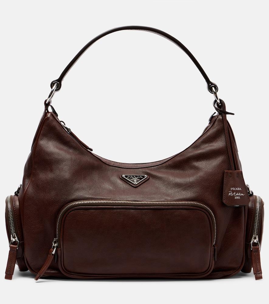 prada medium leather shoulder bag