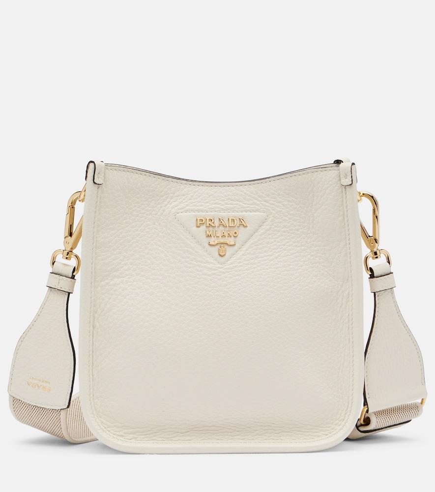 prada mini leather shoulder bag