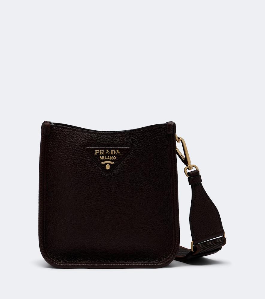 prada mini leather shoulder bag