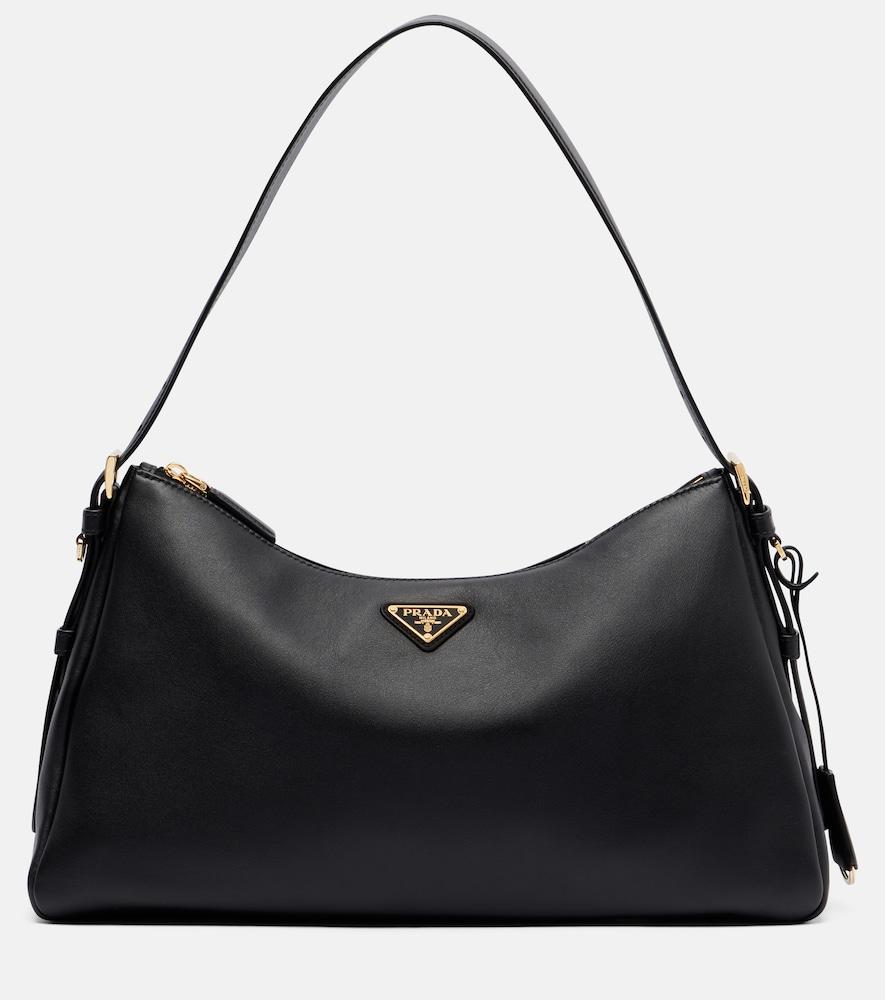 prada prada aimée large leather shoulder bag