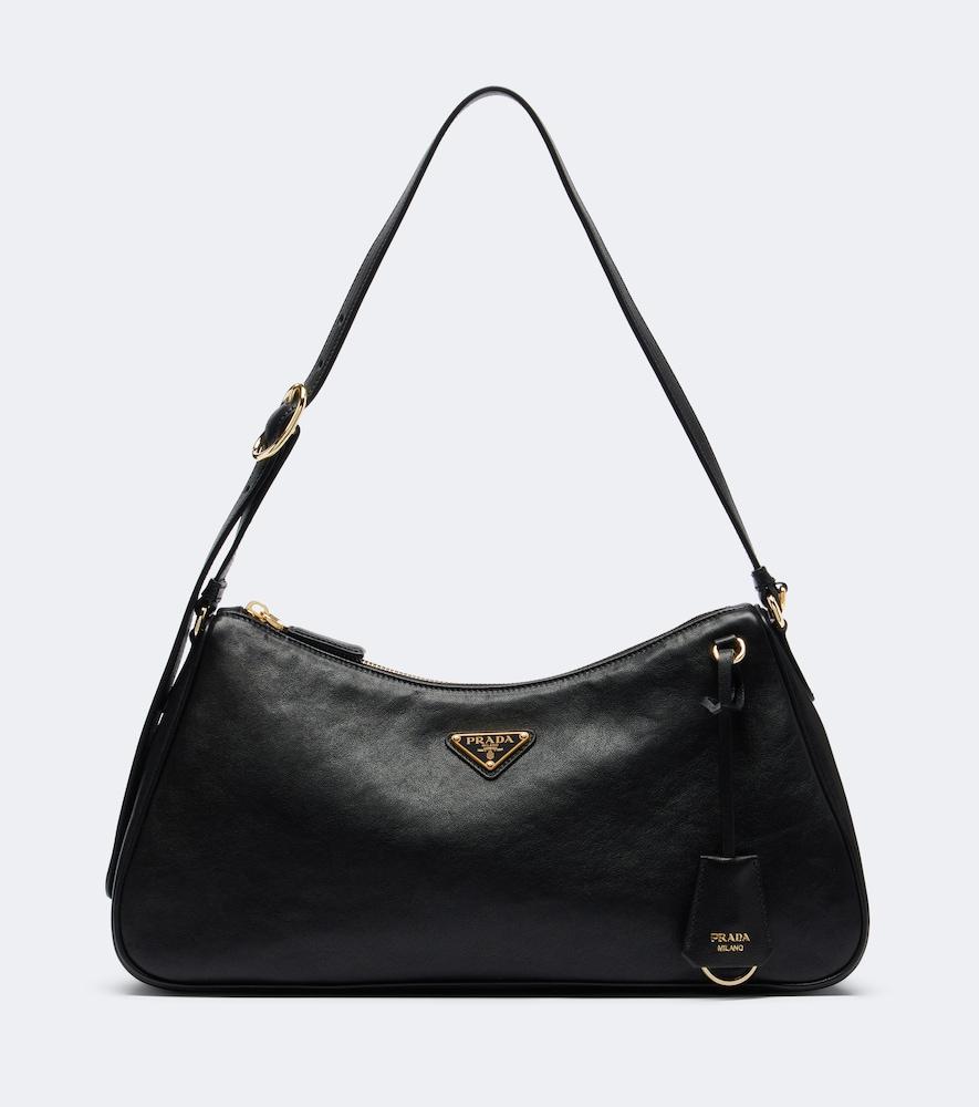 prada prada aimée large leather shoulder bag