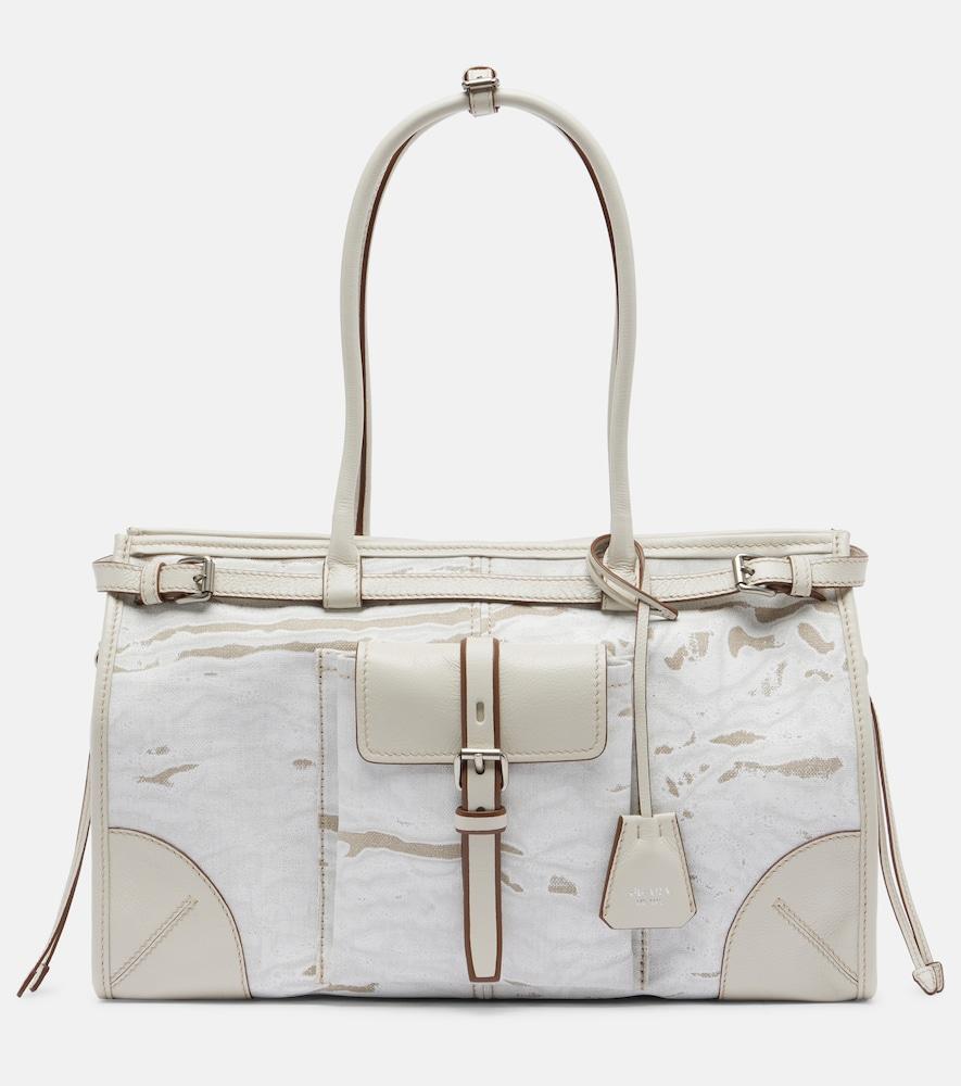 prada prada bonnie large shoulder bag