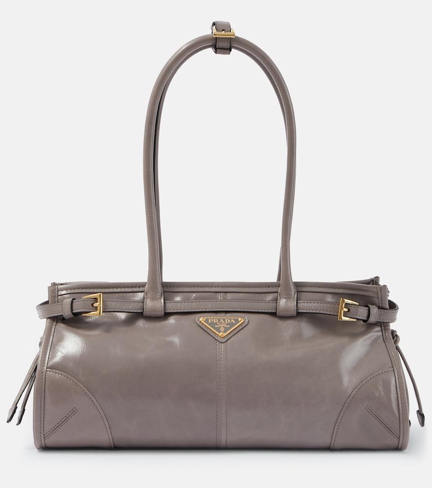 prada prada bonnie medium leather shoulder bag