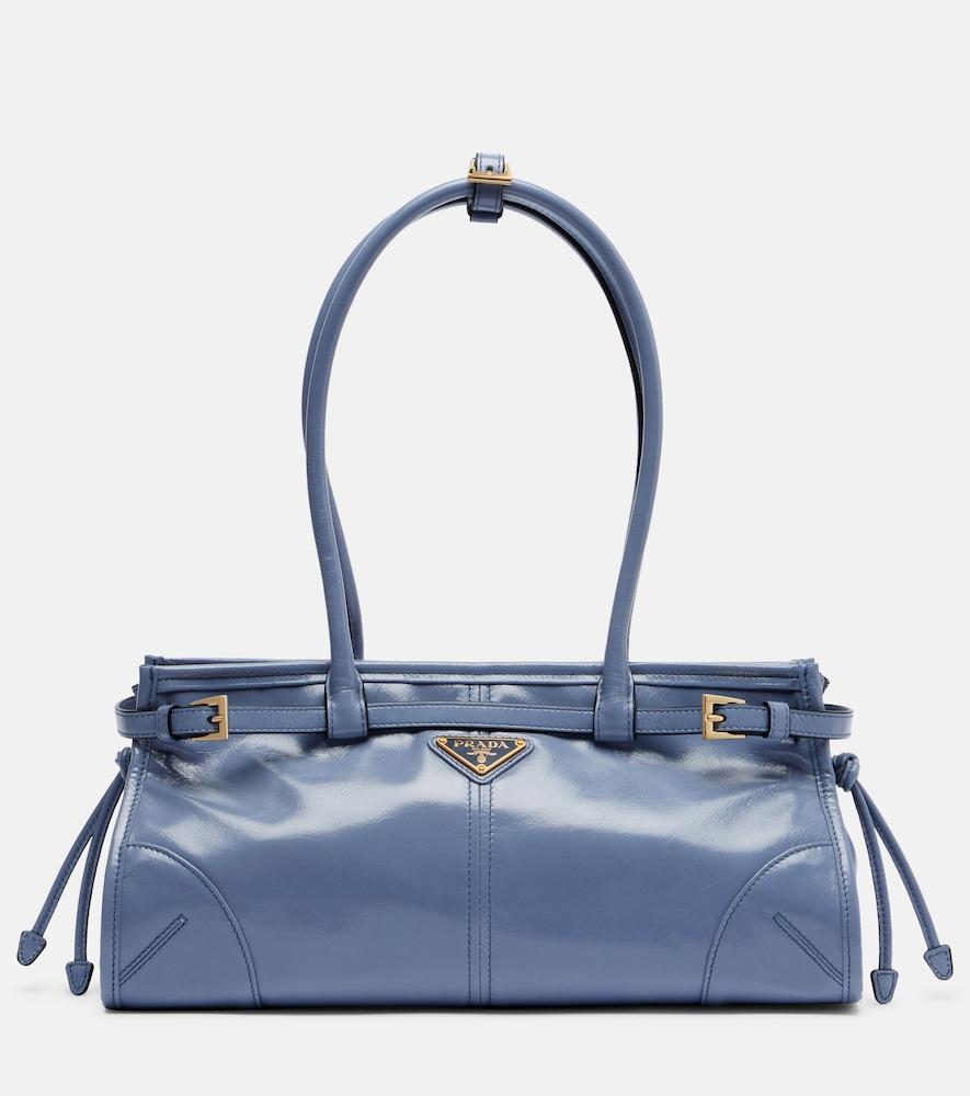 prada prada bonnie medium leather shoulder bag