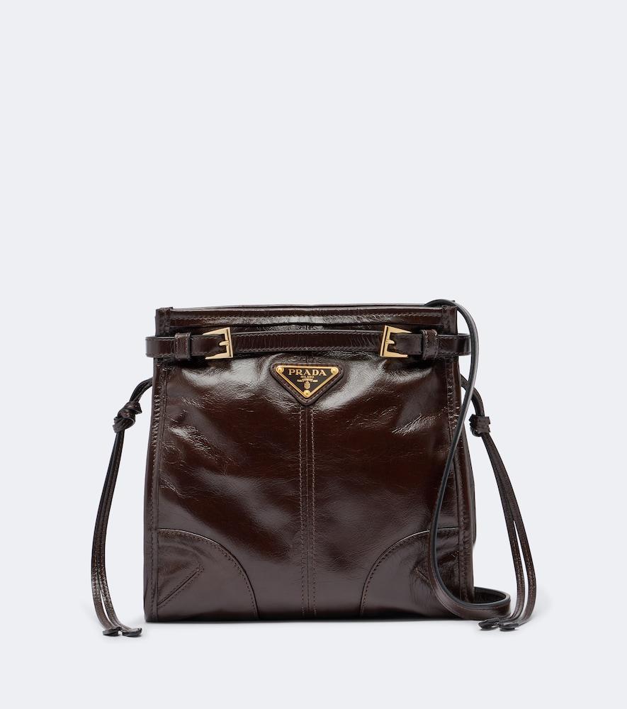 prada prada bonnie mini leather crossbody bag
