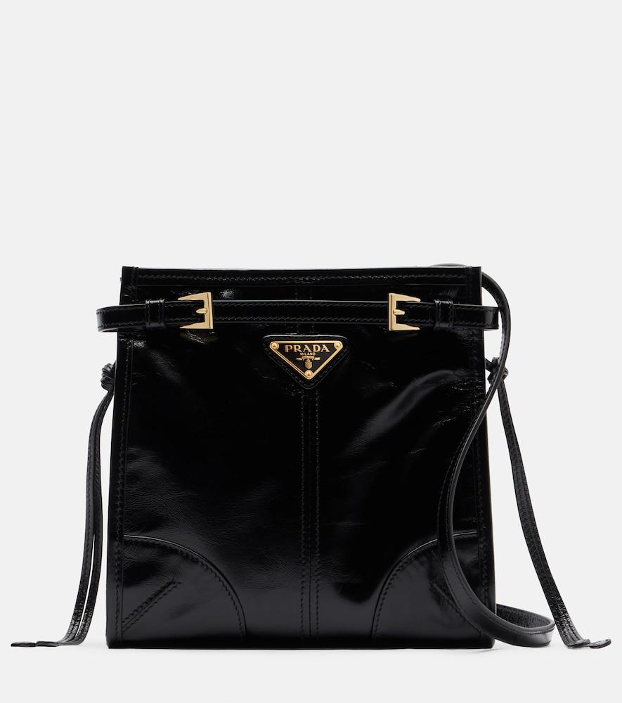 prada prada bonnie mini leather shoulder bag