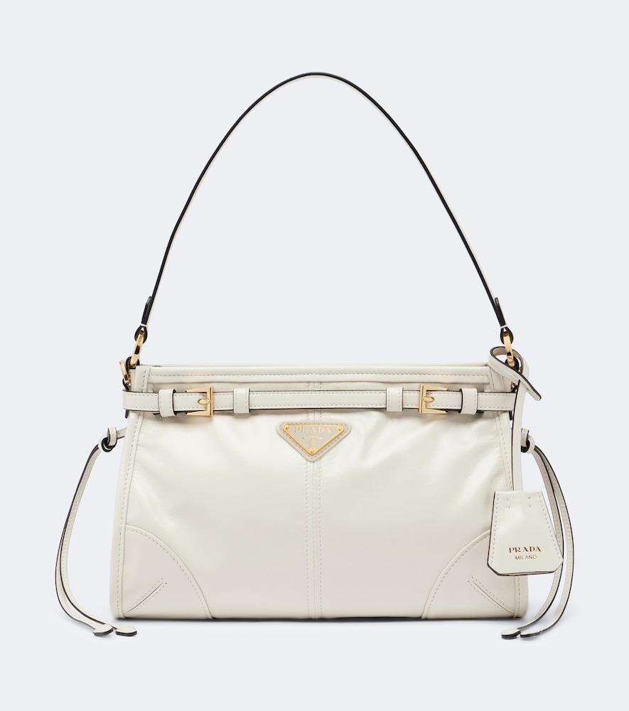 prada prada bonnie small leather shoulder bag