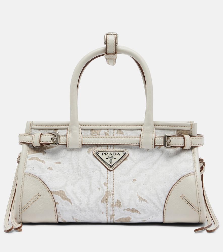 prada prada bonnie small top-handle bag