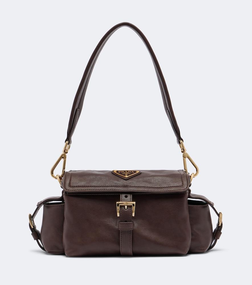 prada prada explore medium leather shoulder bag