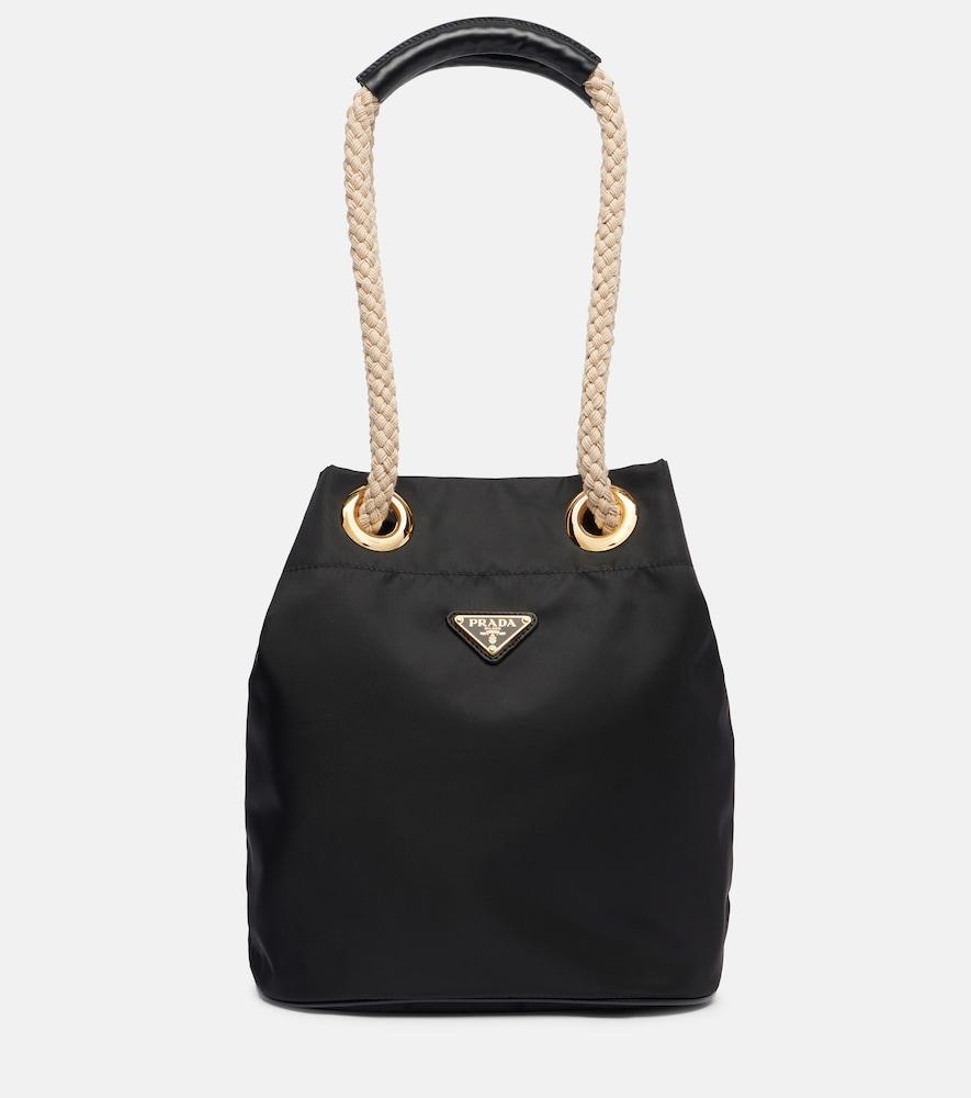 prada prada mariner re-nylon small bucket bag