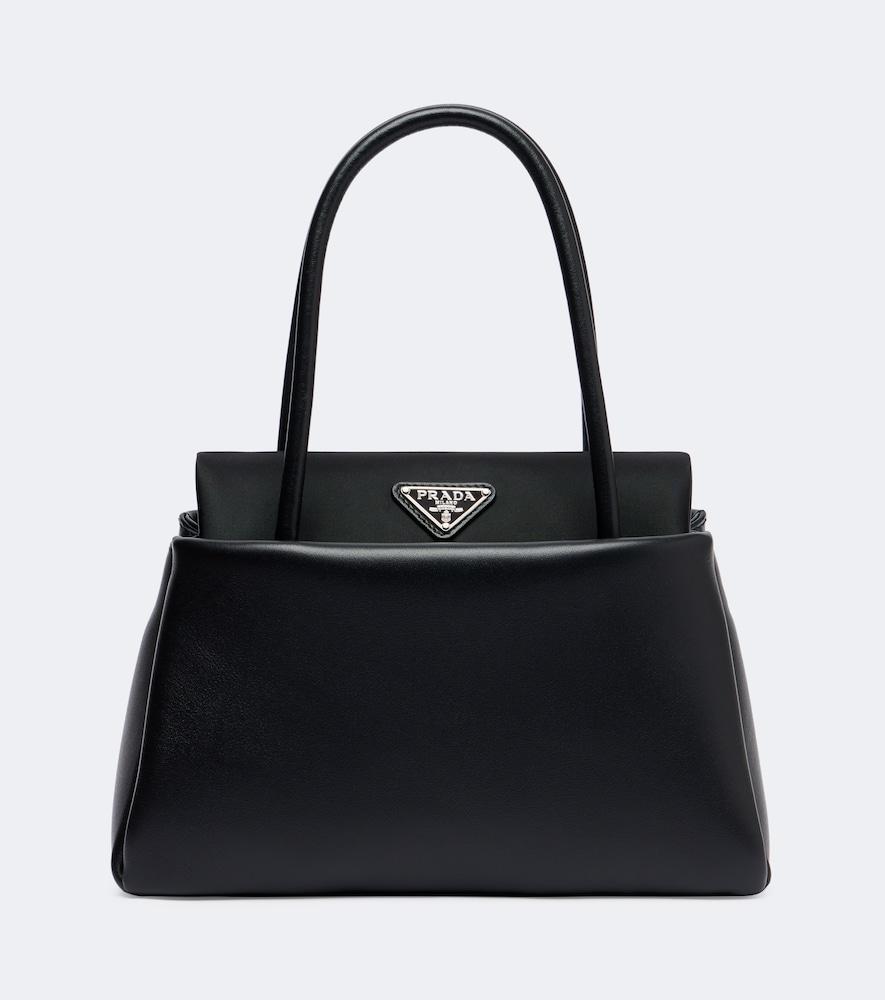 prada prada passage small leather top-handle bag