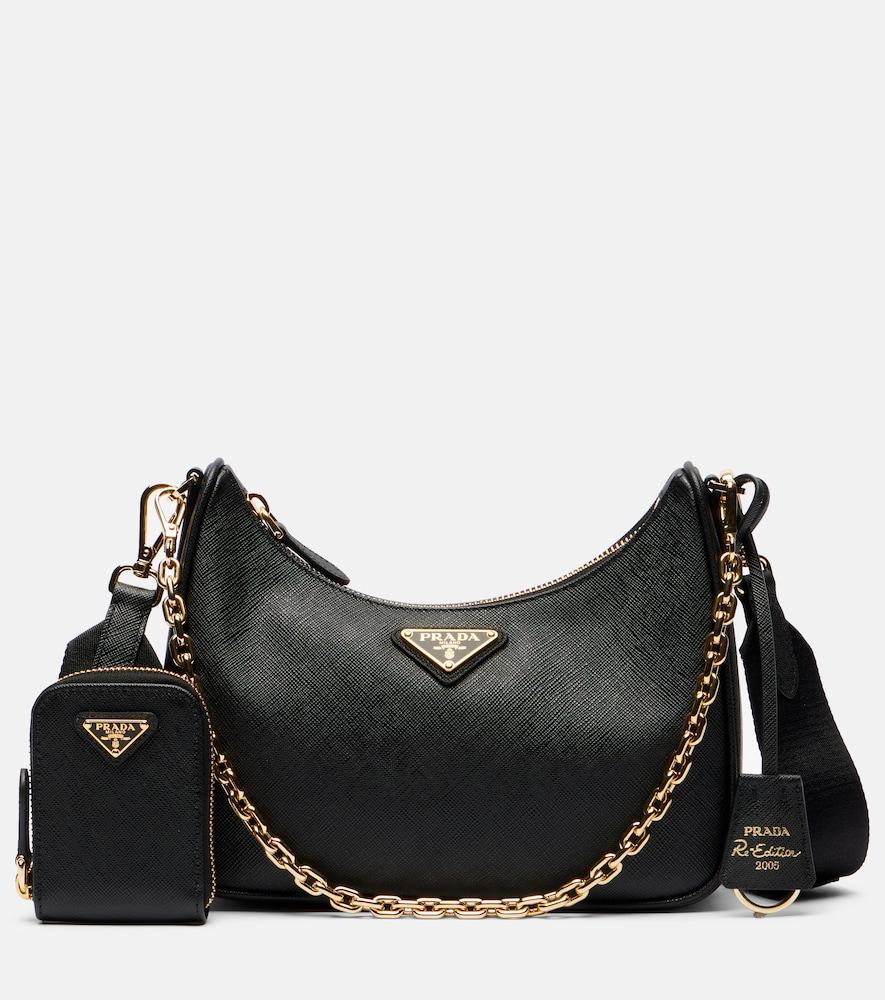prada prada re-edition 2005 leather shoulder bag