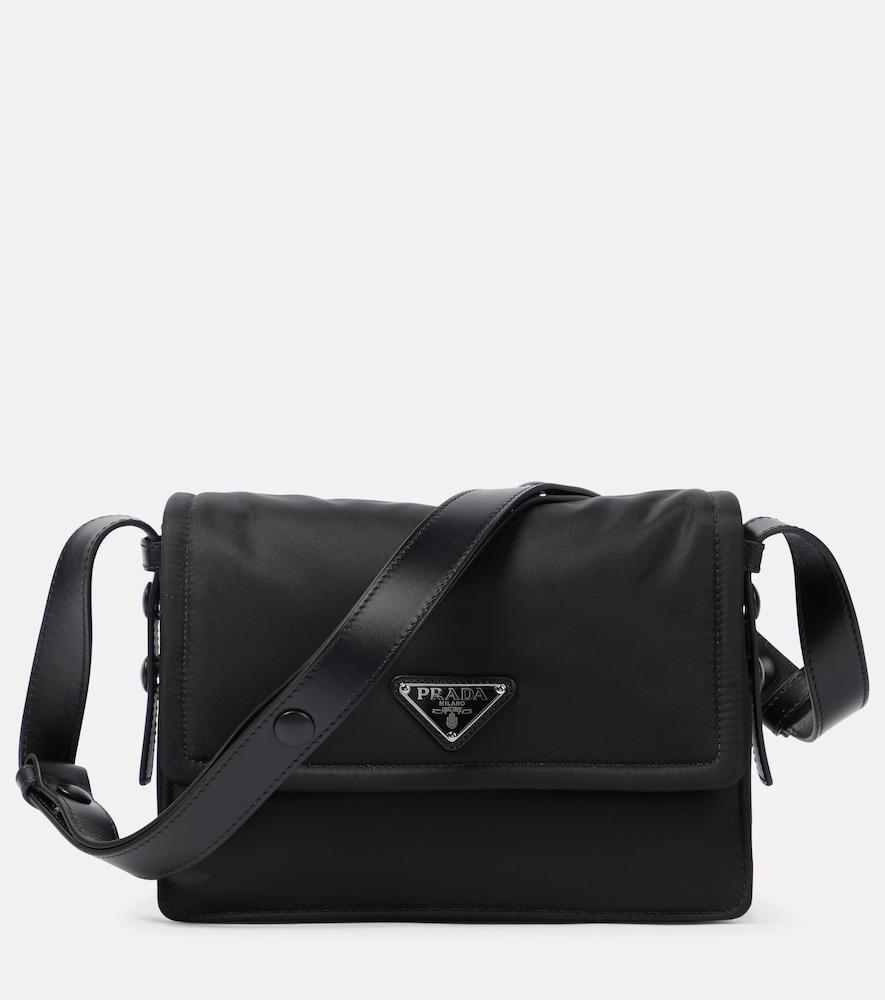 prada prada traveller small padded shoulder bag
