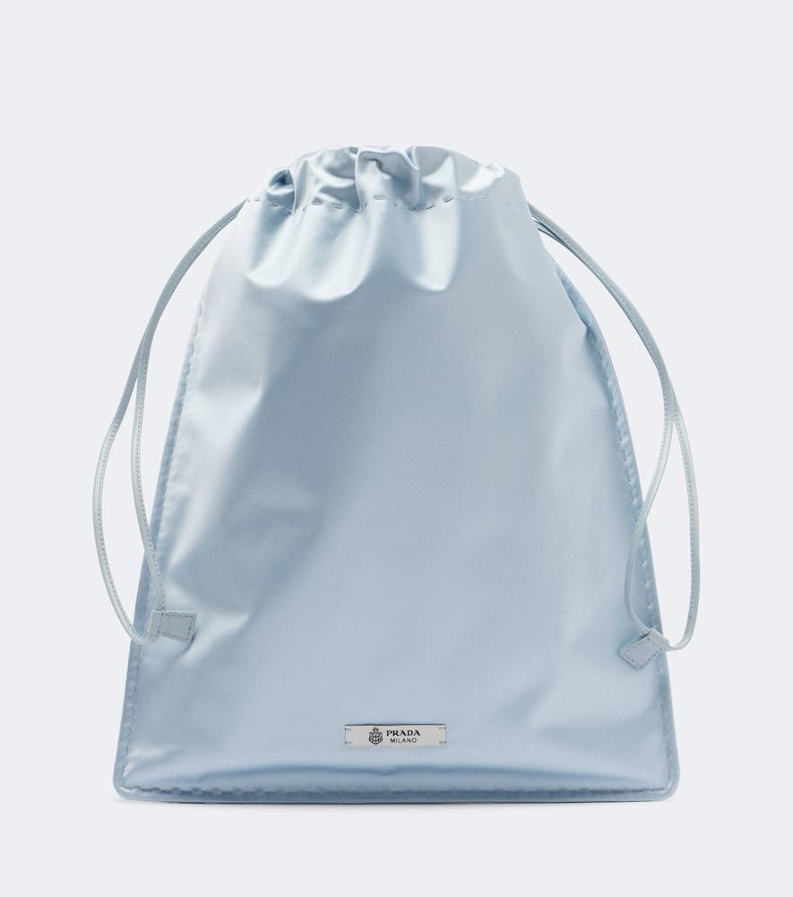prada prada wish silk duchesse pouch