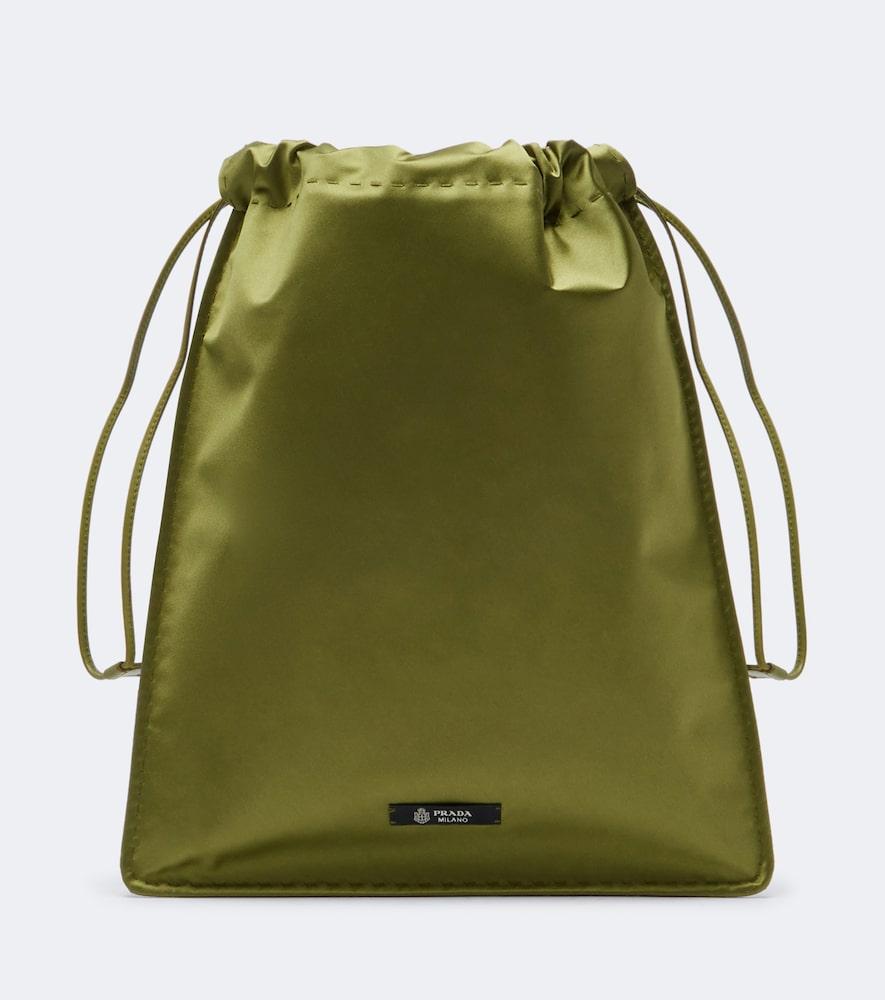 prada prada wish silk duchesse pouch