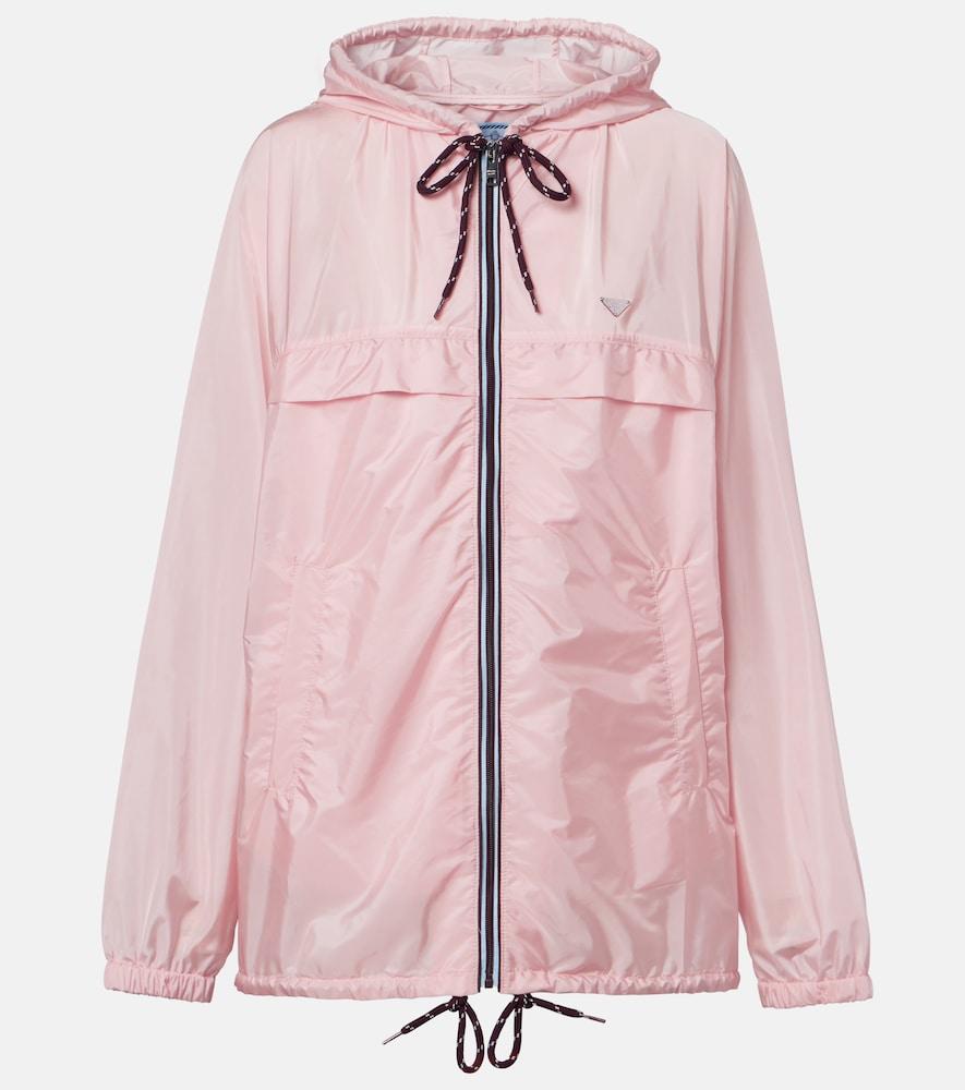 prada re-nylon hooded jacket