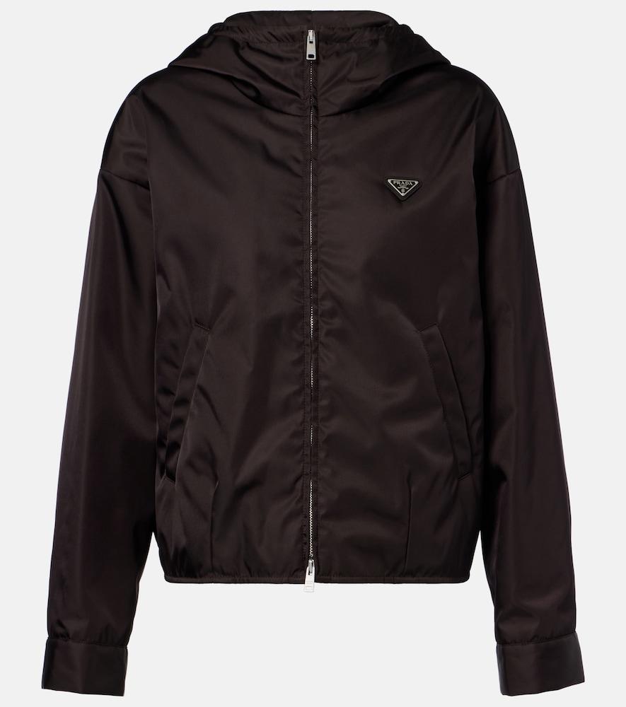 prada re-nylon hooded jacket