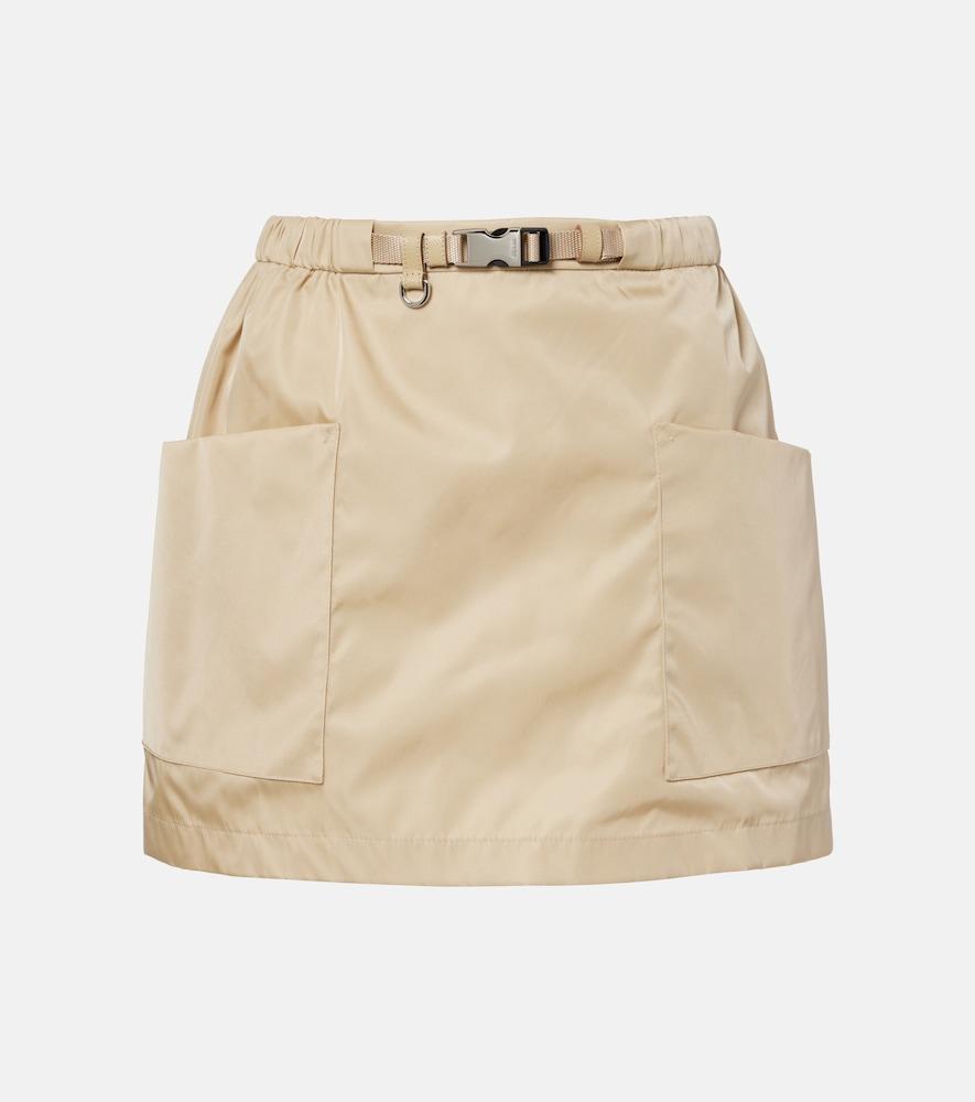 prada re-nylon miniskirt