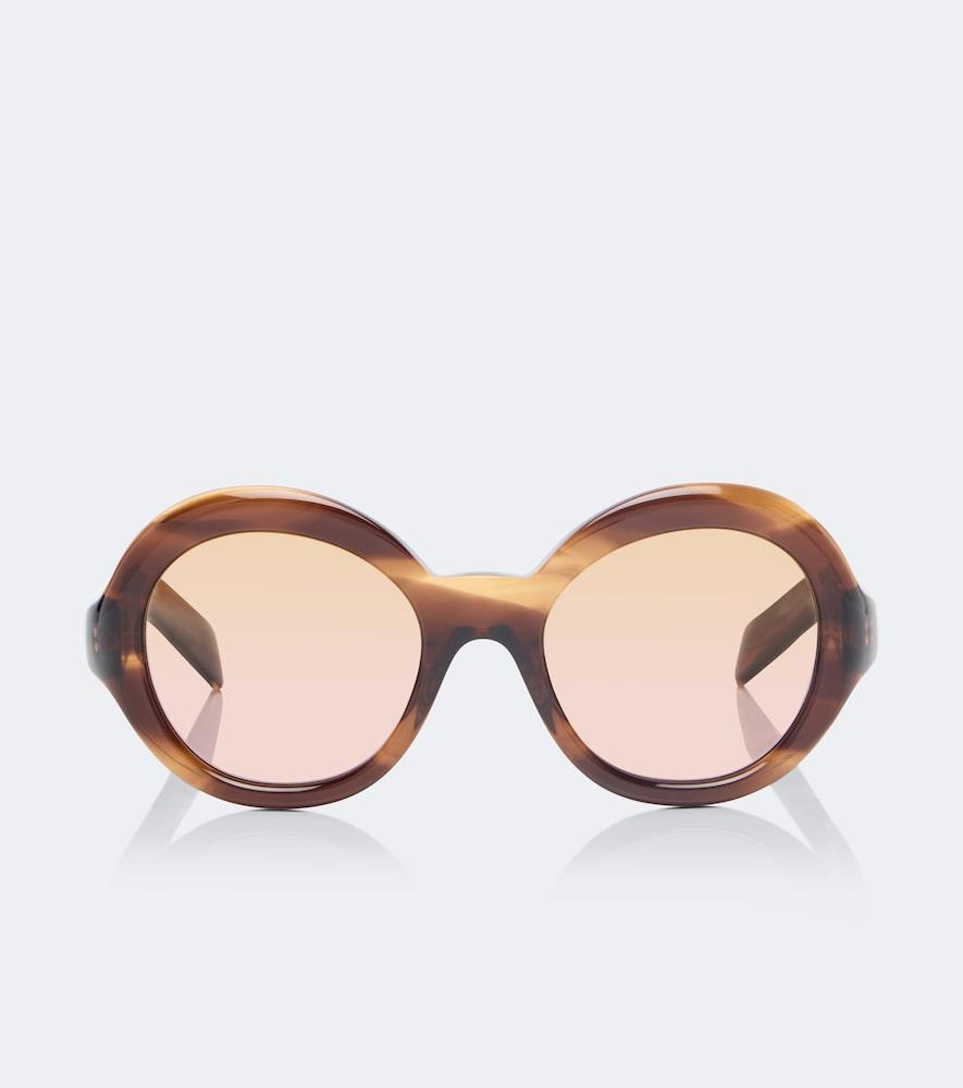 prada shadowplay round sunglasses