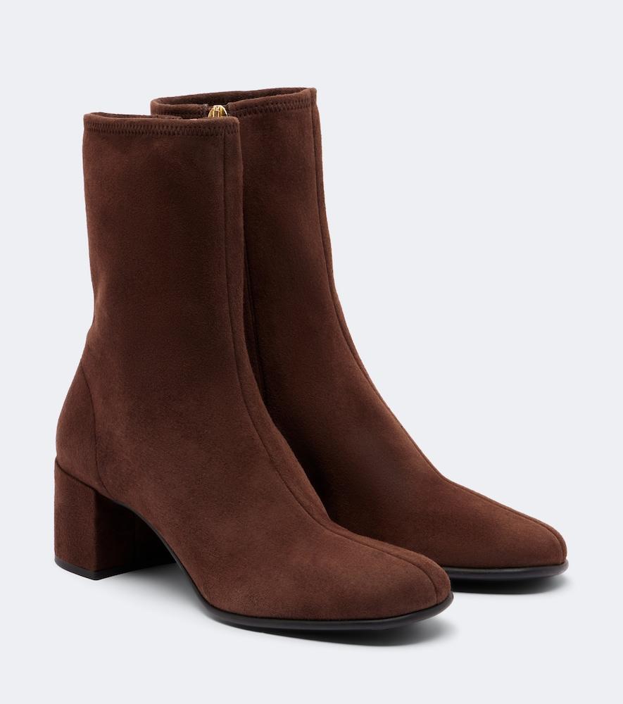 prada suede ankle boots
