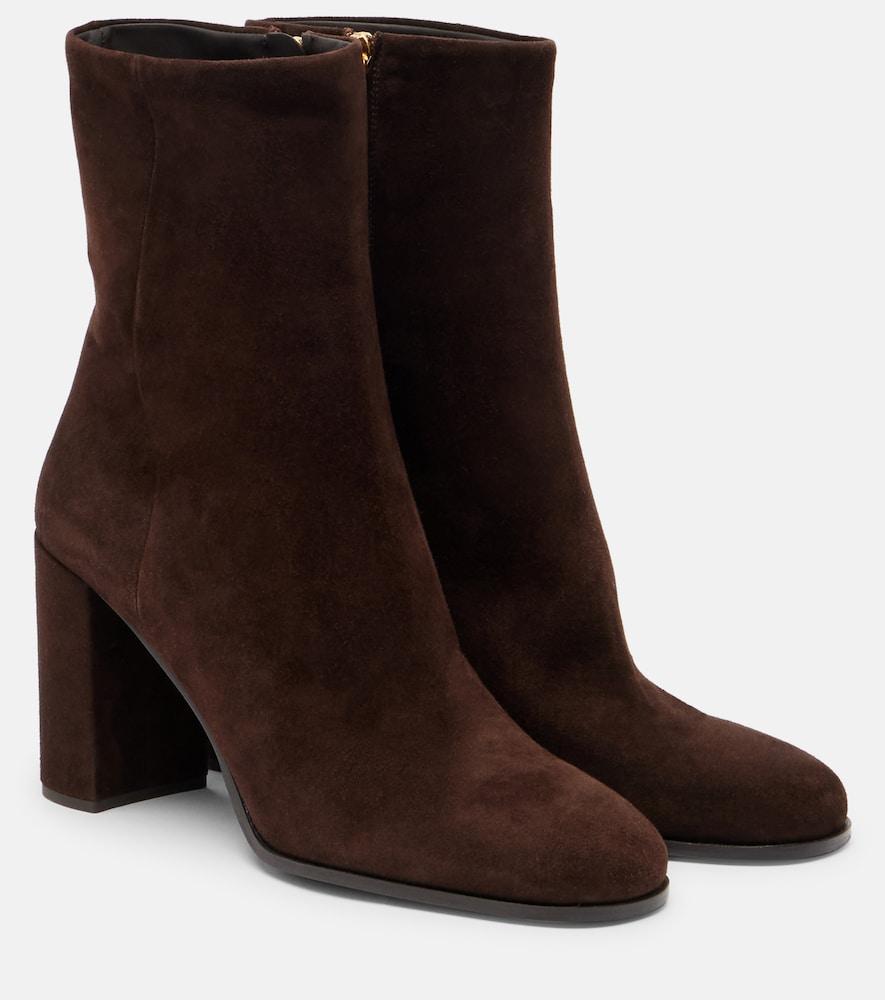 prada suede ankle boots