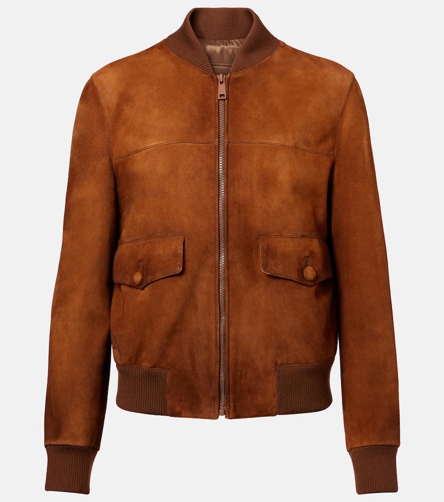 prada suede blouson