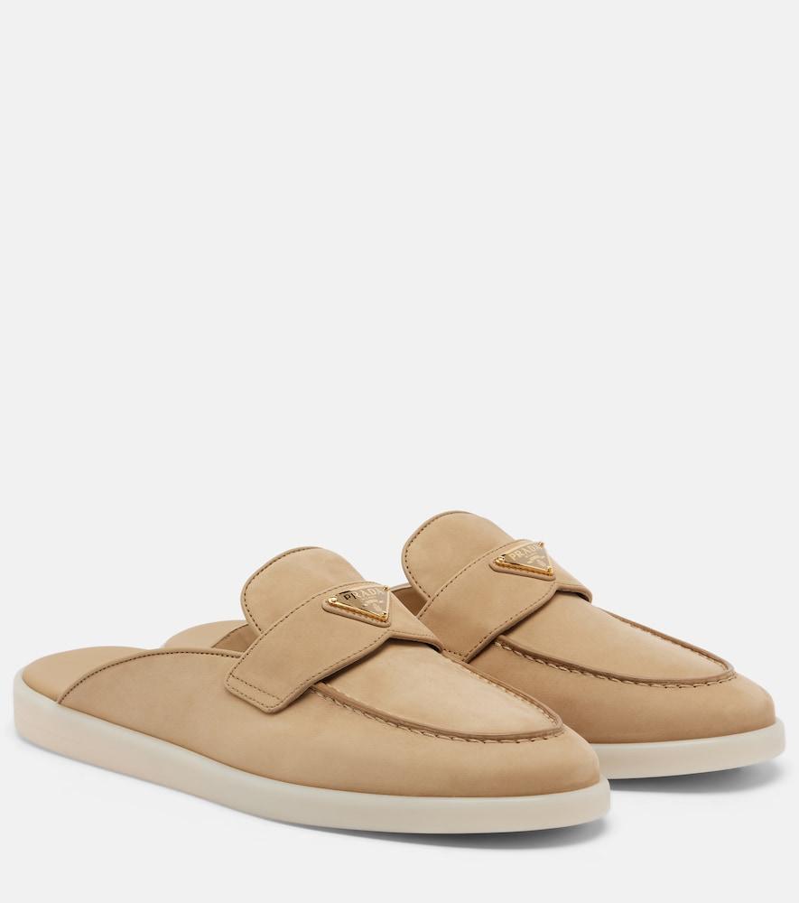 prada suede mules